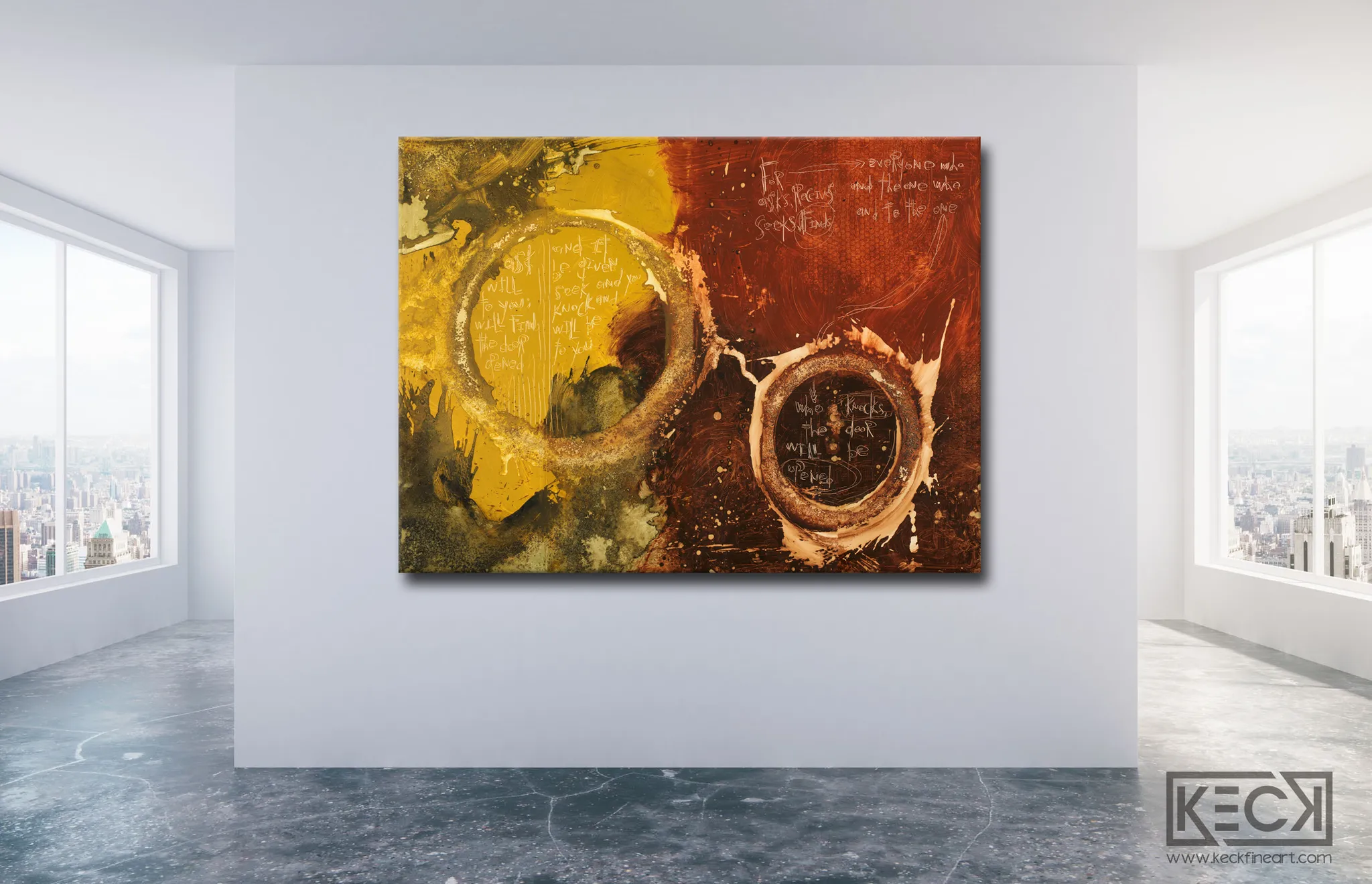 #050627<br> Matthew 7:7-8 <br> Canvas Art Print