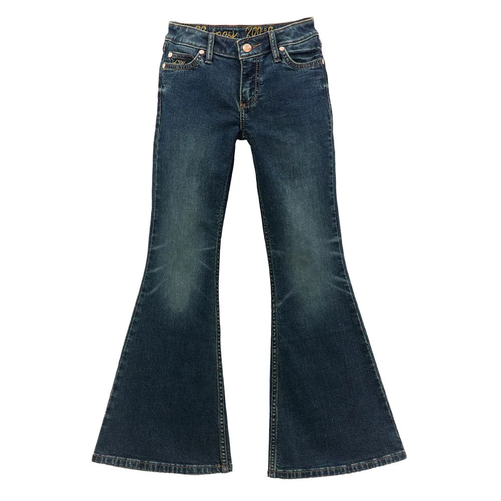 112368278 Wrangler X Lainey Wilson Girls Bell-Bottom Jean - Boho