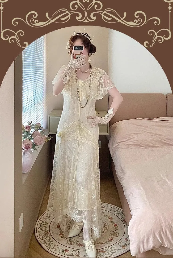 1920s Gatsby Style Lace Dress