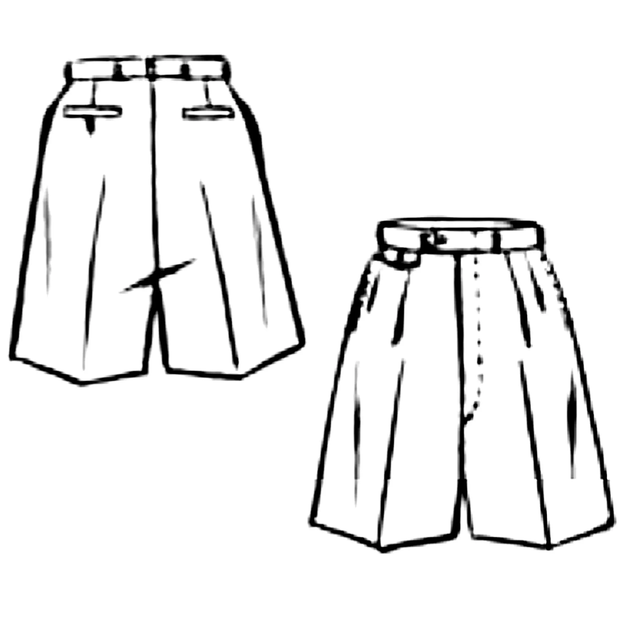 1950s Pattern, Men's Bermuda Tailored Shorts - Waist 38” (96.5cm)