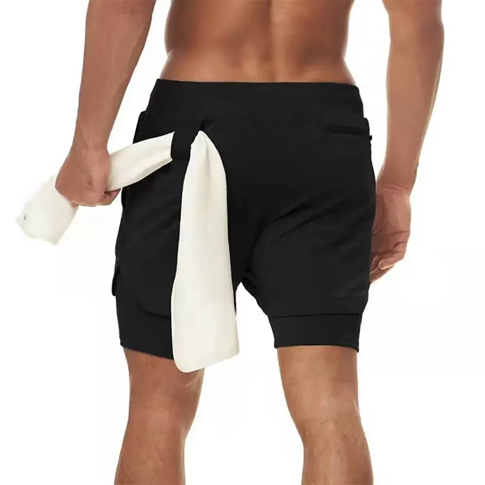 2-in-1 Men's Sportswear Shorts