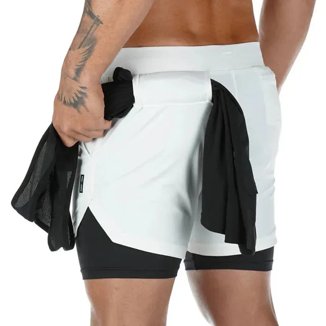 2-in-1 Men's Sportswear Shorts