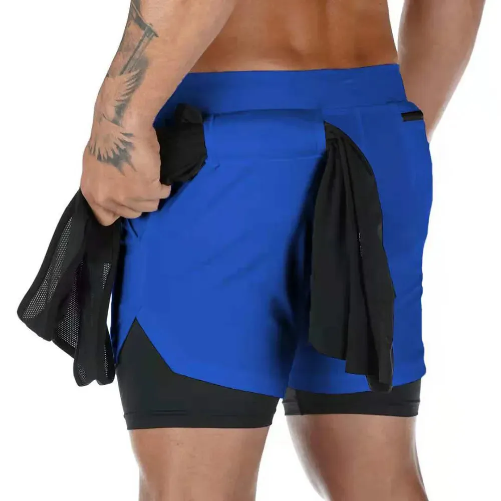 2-in-1 Men's Sportswear Shorts