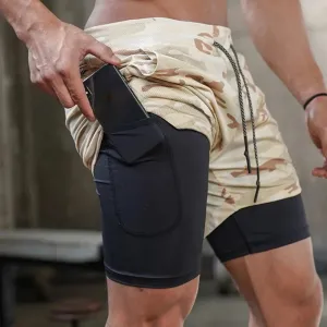 2-in-1 Men's Sportswear Shorts