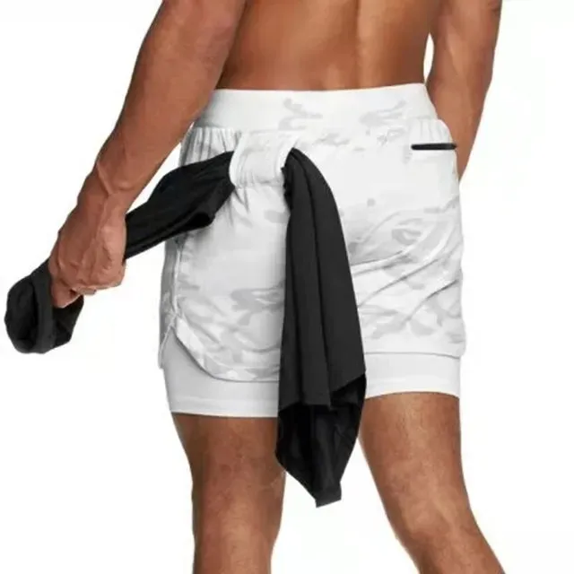 2-in-1 Men's Sportswear Shorts