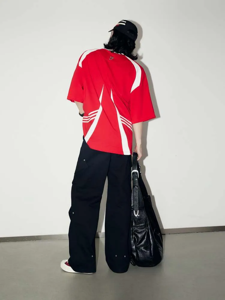 3D Multi Pocket Wide Cargo Pants【s0000006736】