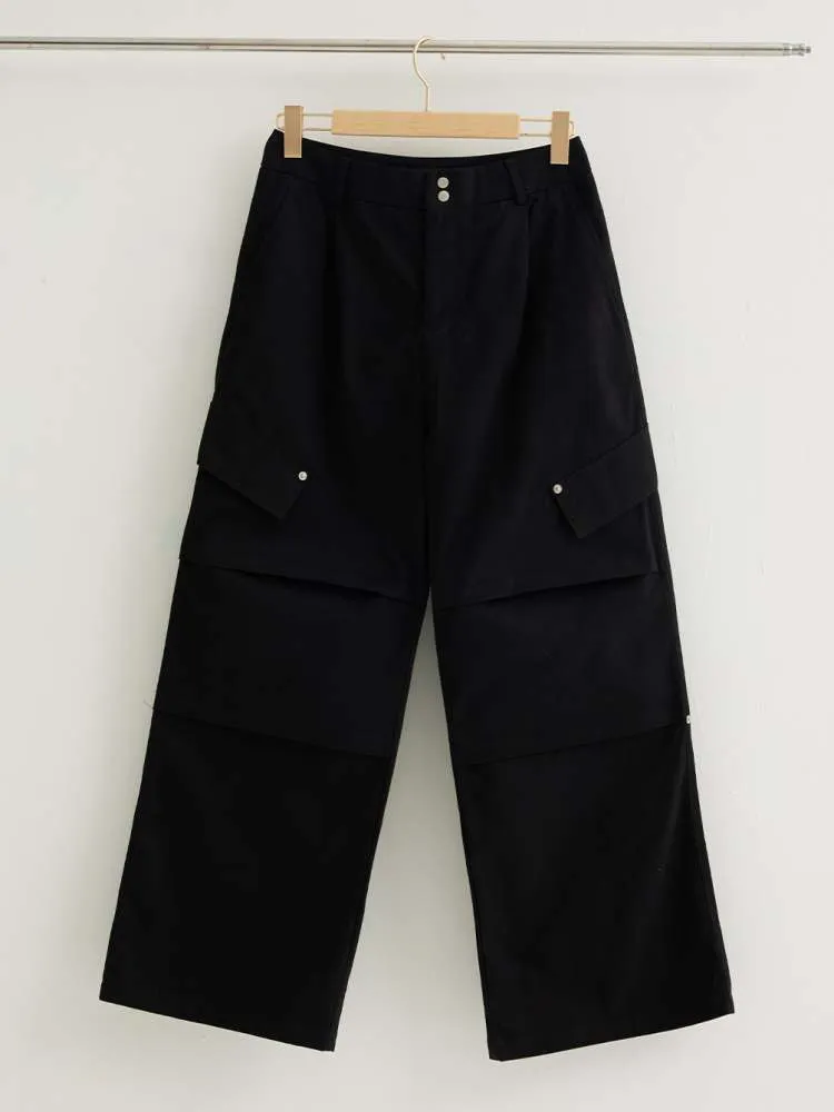 3D Multi Pocket Wide Cargo Pants【s0000006736】