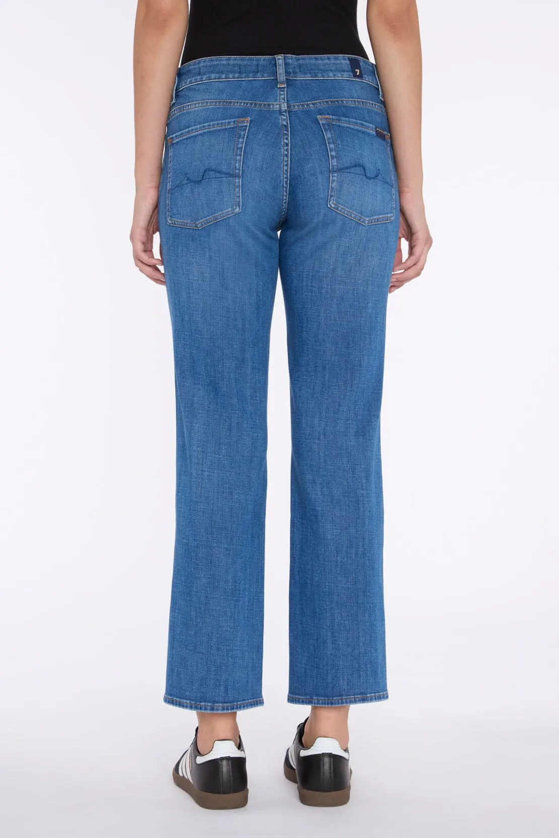 7 For All Mankind Calie Straight Ankle Jeans- Nevada
