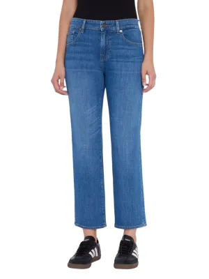 7 For All Mankind Calie Straight Ankle Jeans- Nevada