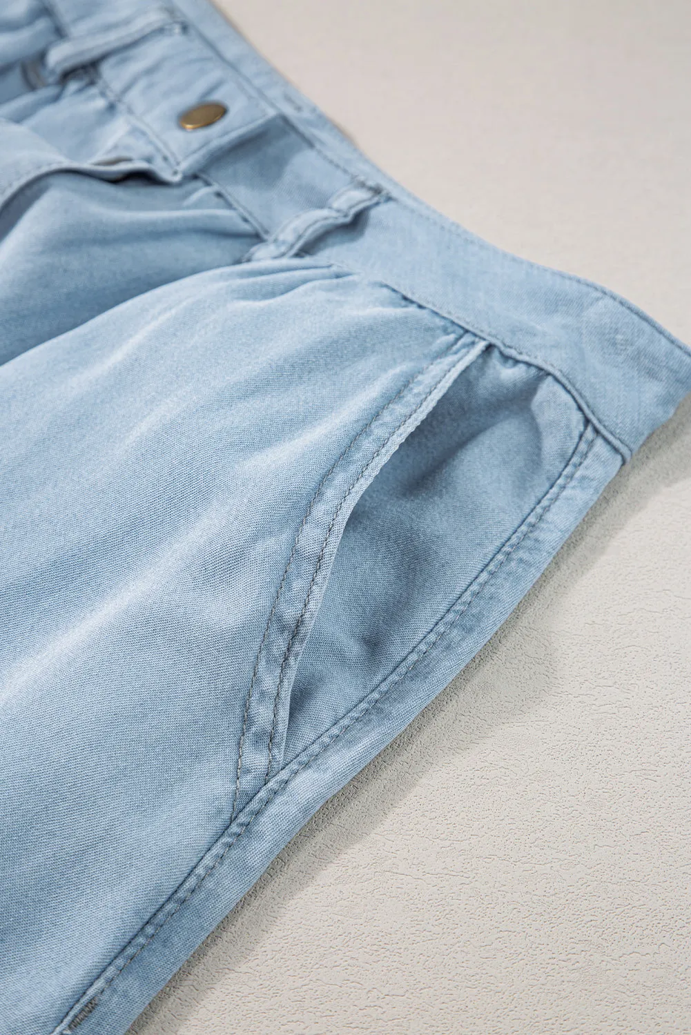 A-Line Cotton Blend Skirt
