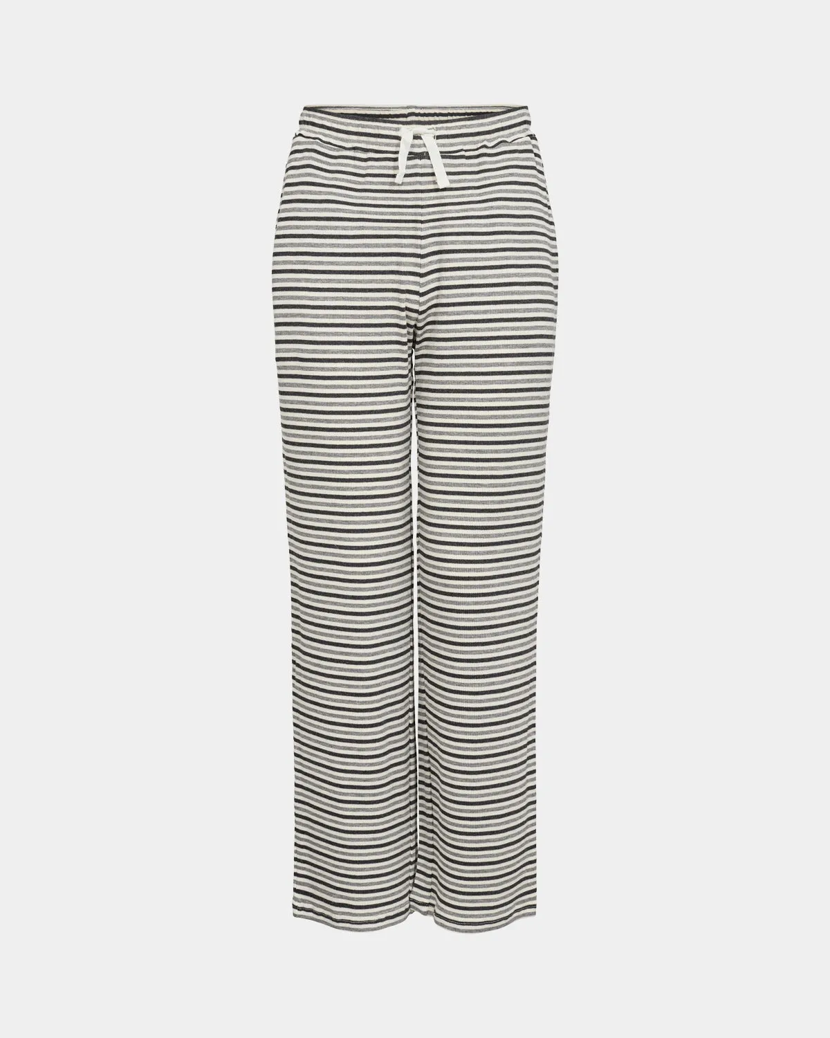 ABIGAILESY TROUSERS - Black striped