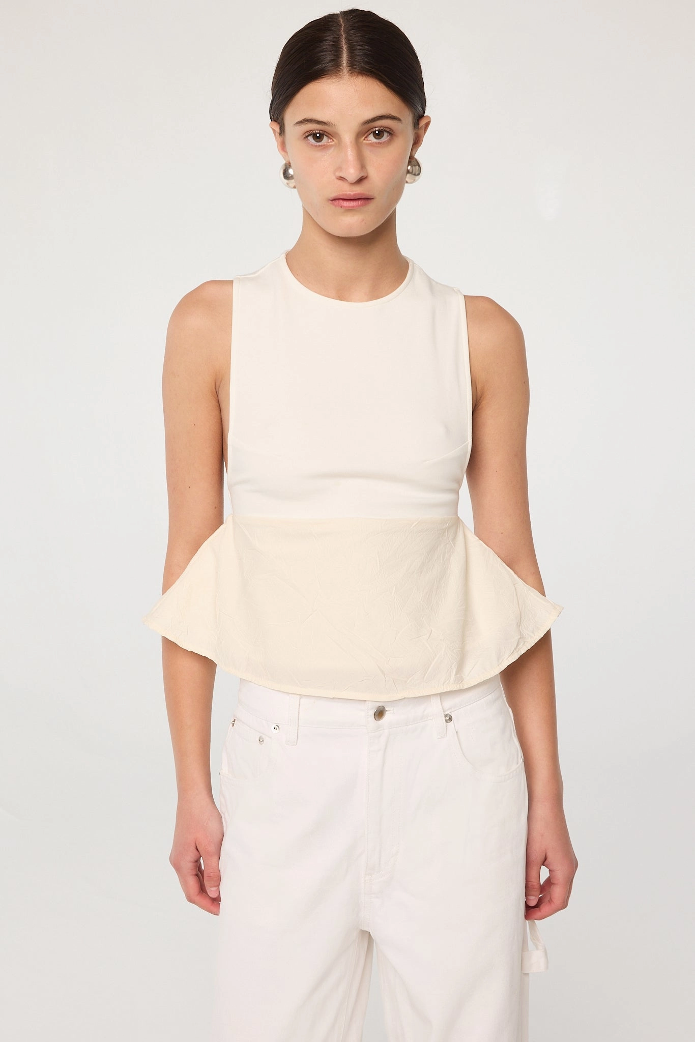 FourWay Stretch Recycled Polyester Blend LILIBET TOP