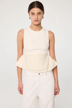 FourWay Stretch Recycled Polyester Blend LILIBET TOP