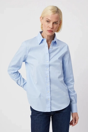 The Essentials Icon Shirt Blue Dawn Compression Fit