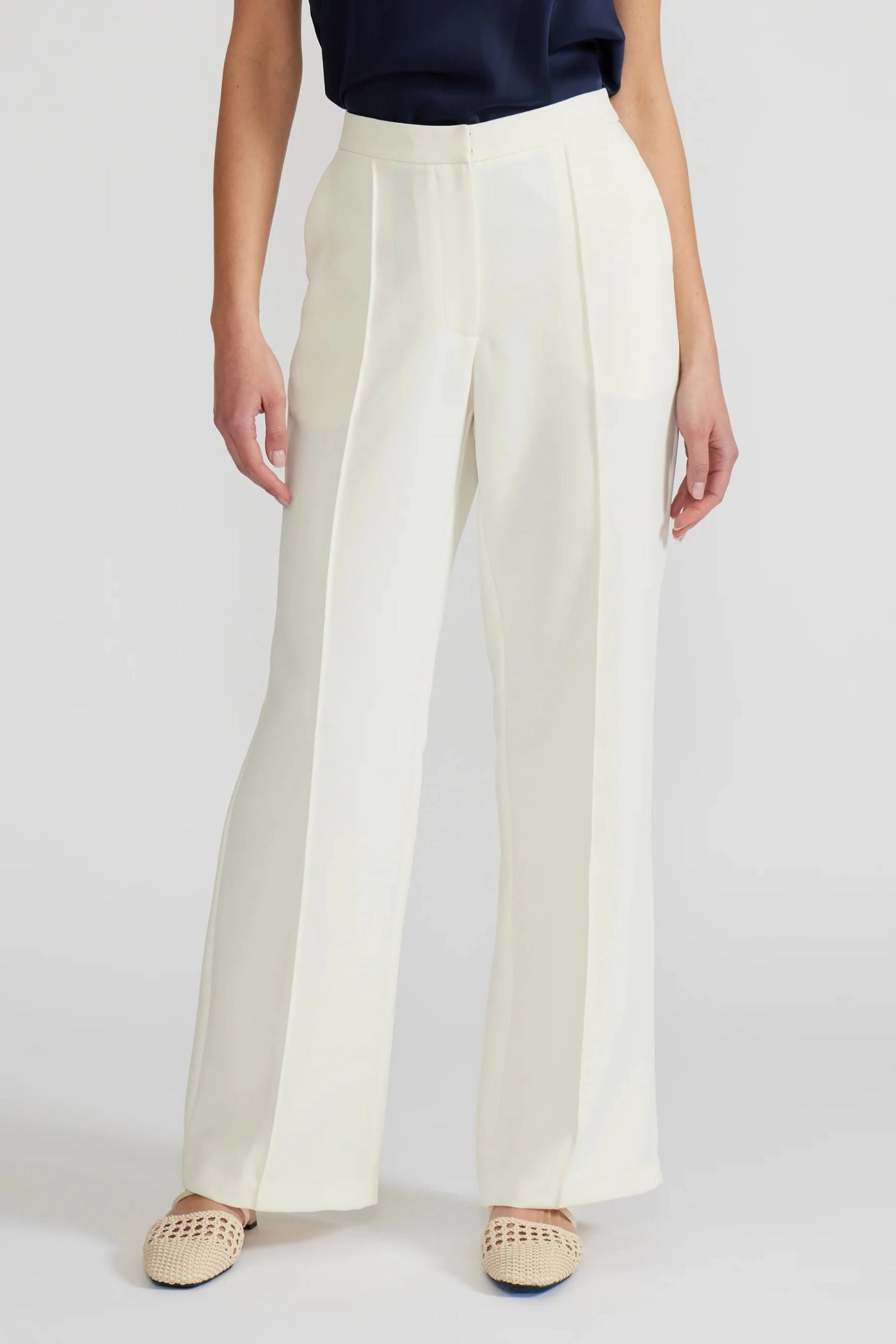TARA IVORY CLASSIC PANTS Durable Utility StaticResistantMaterial