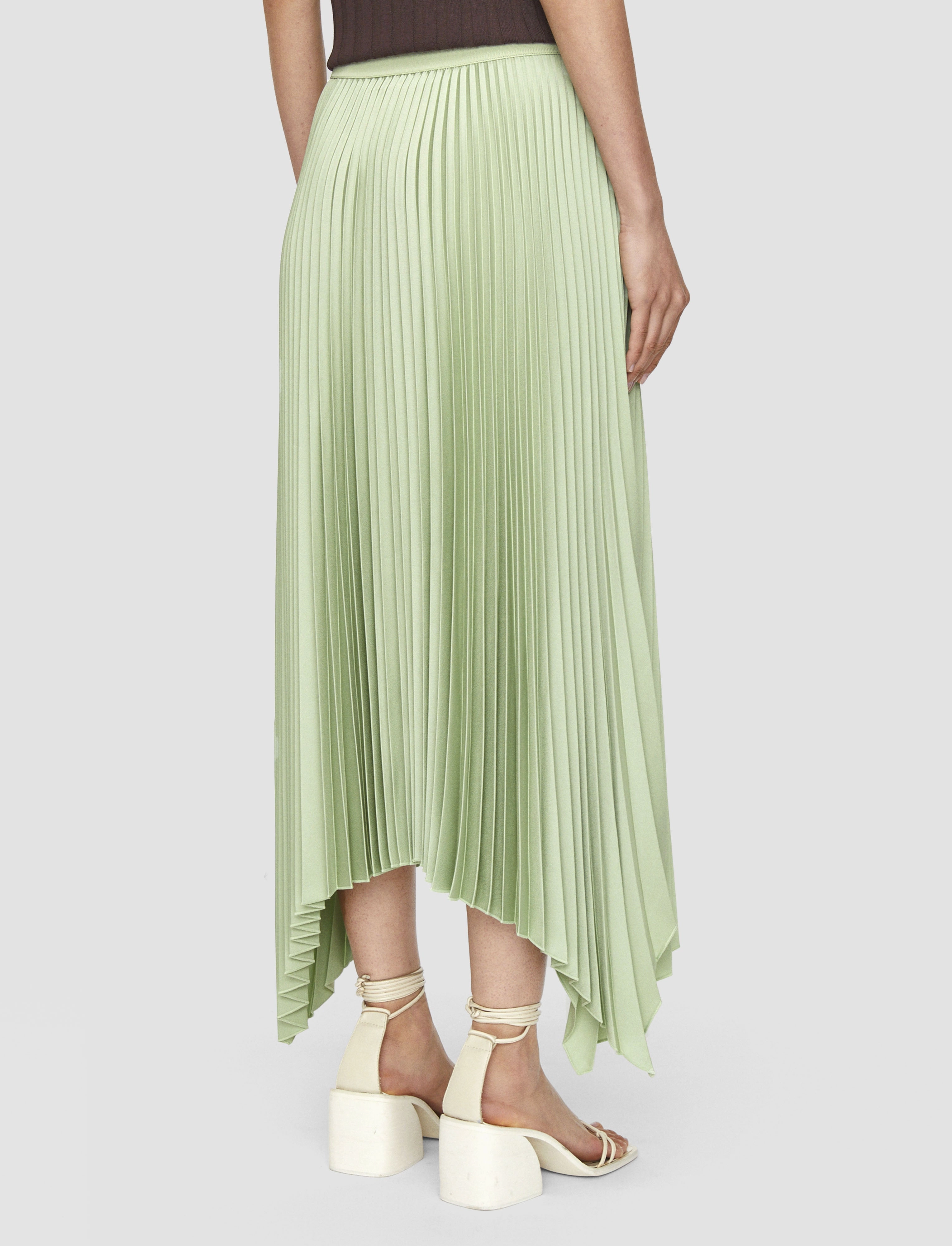 Influencer Style Ade Knit Weave Pliss?? Skirt