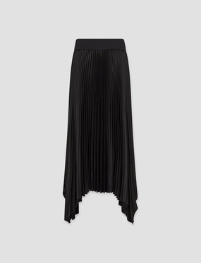 High Street Chic Seamless Finish Ade Knit Weave Pliss?? Skirt