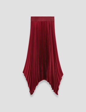 Soft Texture Quick Wear Ade Knit Weave Pliss?? Skirt