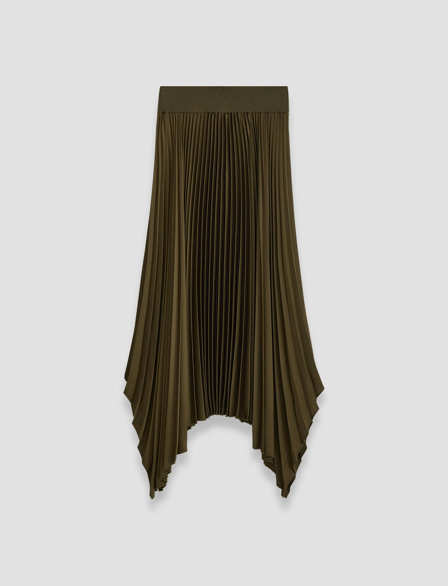Elevated Casual Laidback Style Ade Knit Weave Pliss?? Skirt