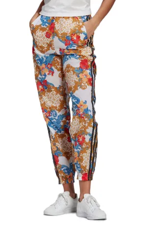 Adidas Trefoil Floral Print Women's Joggers Multi Color