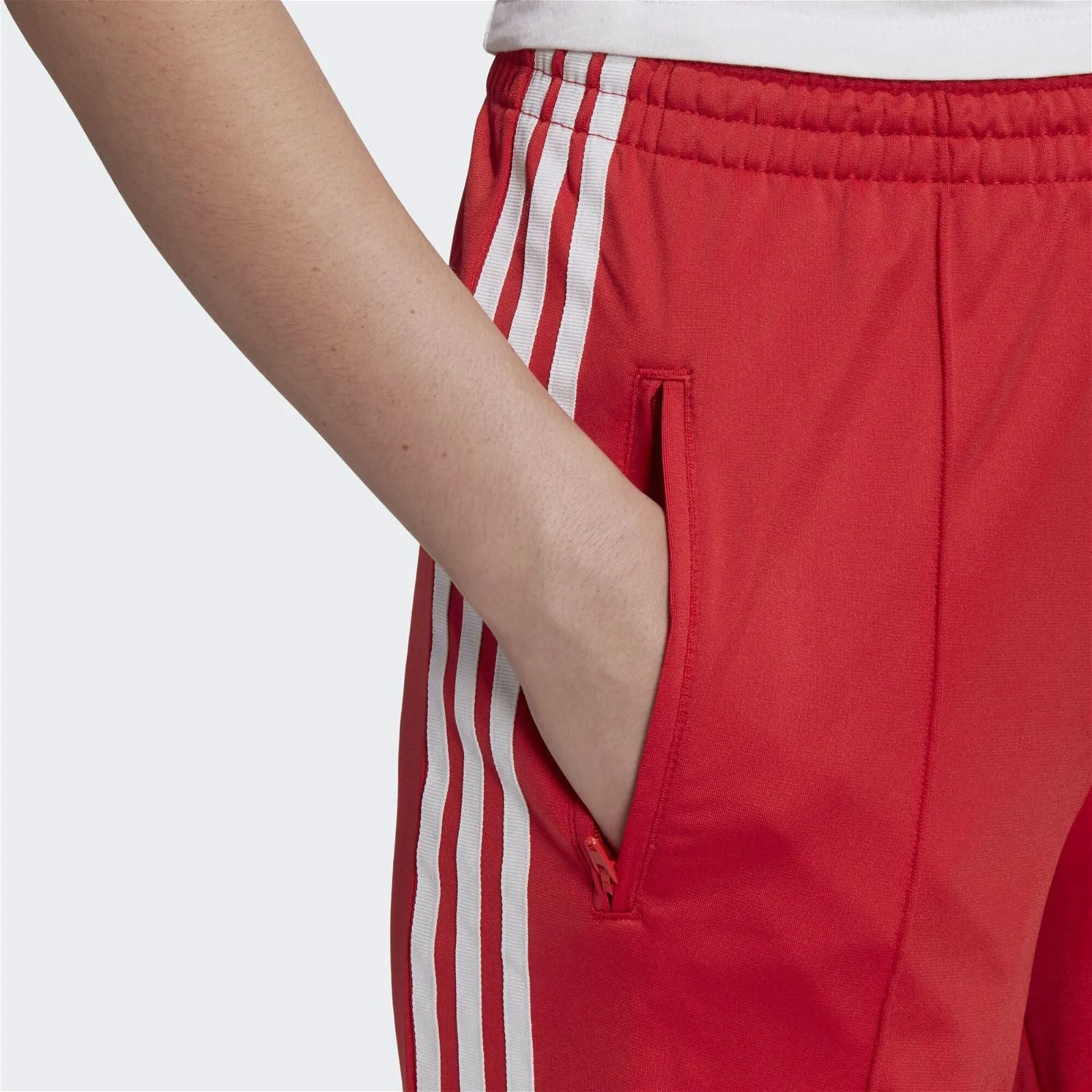 adidas Women's Firebird Tracksuit Bottoms - Red