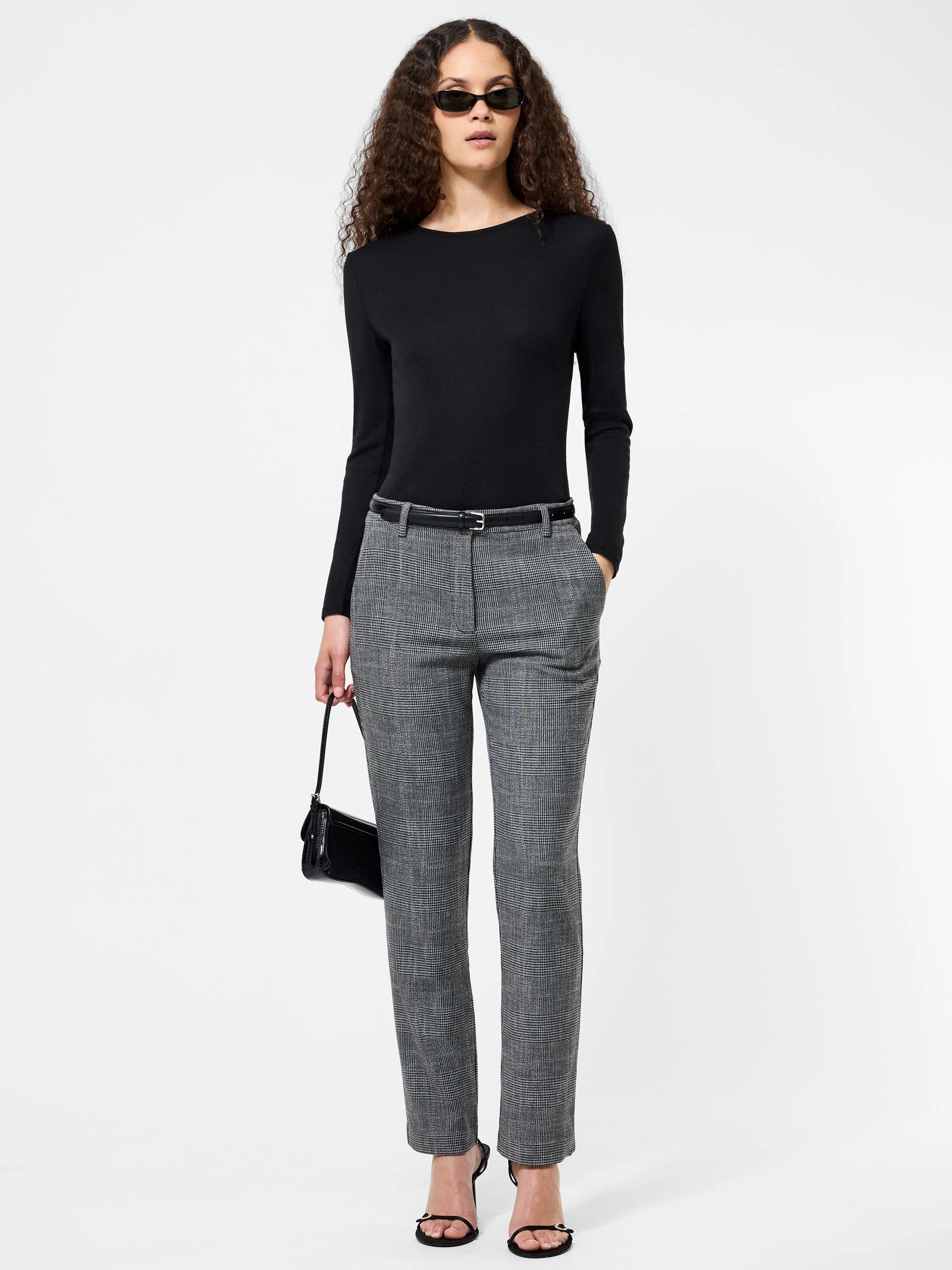 Utility pocket CROPPED SLIM FIT PANTS