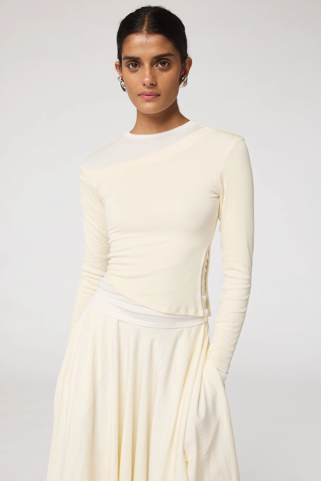 Double Layered Hood Assembly Fleece Pullover SMYTHSON TOP