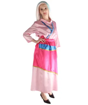 Adult Women's Princess Costume | Red Pink Cosplay Costume