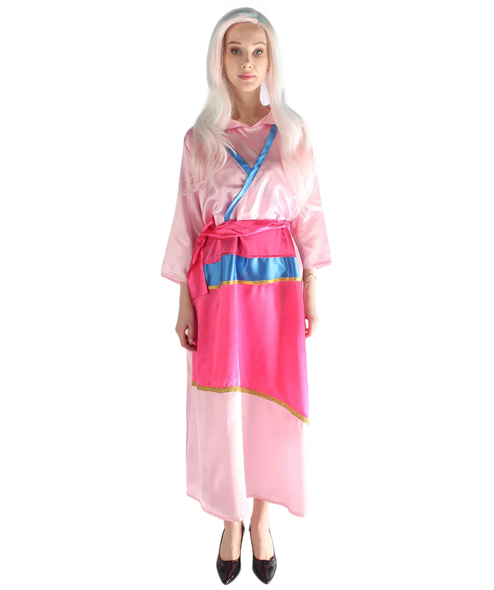 Adult Women's Princess Costume | Red Pink Cosplay Costume