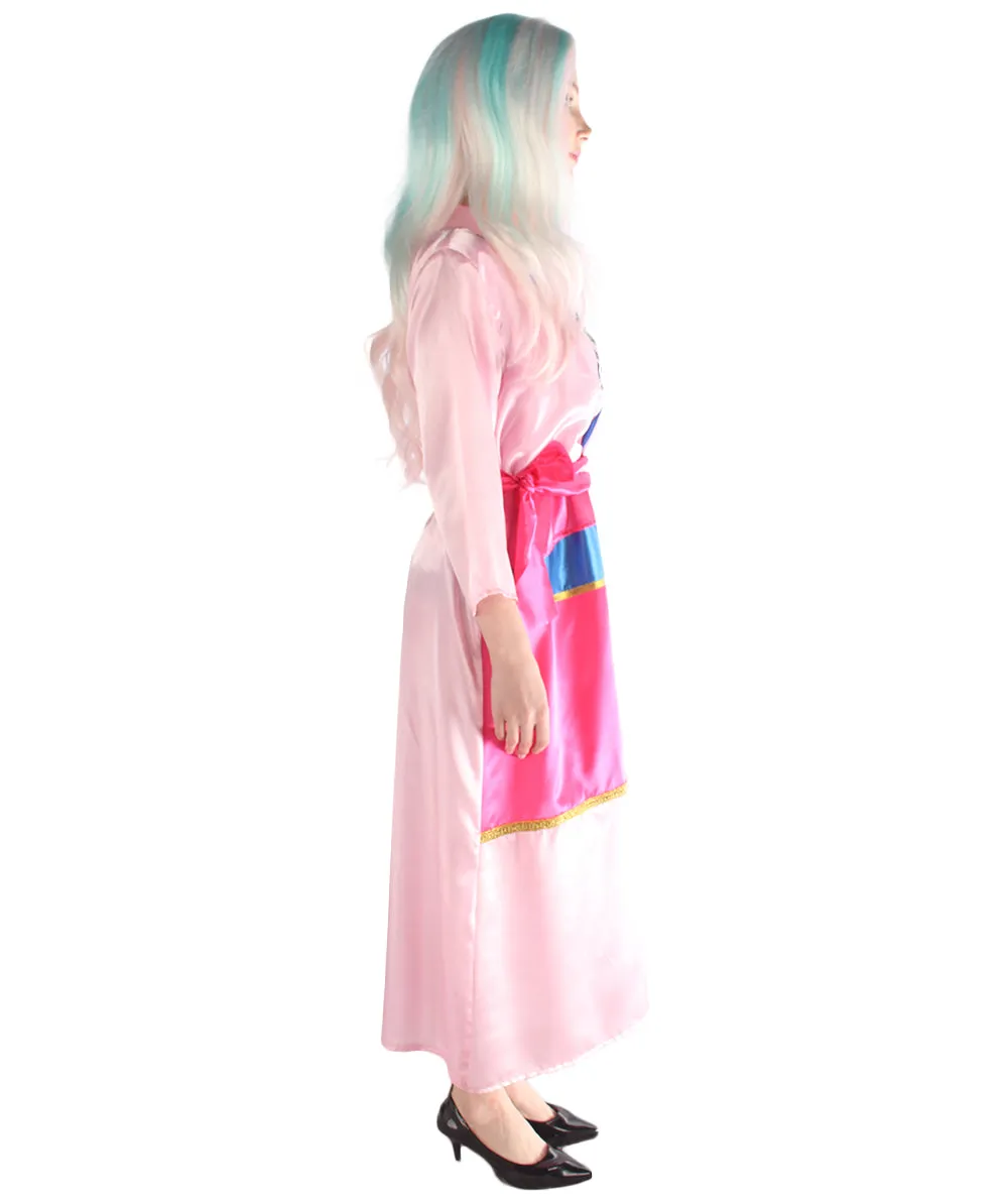 Adult Women's Princess Costume | Red Pink Cosplay Costume