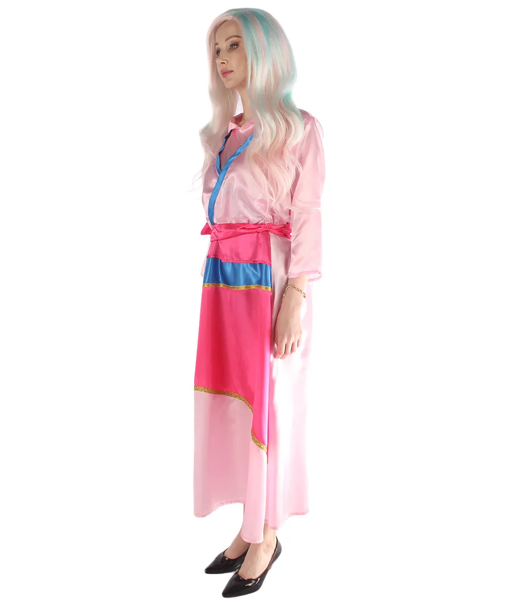 Adult Women's Princess Costume | Red Pink Cosplay Costume