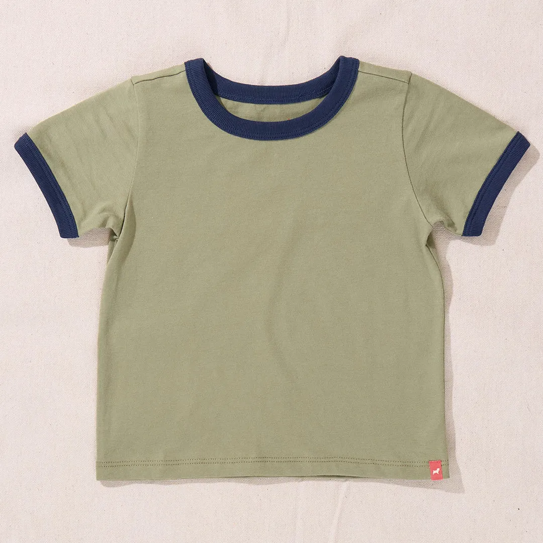 Adventure Ringer T-Shirt - Olive