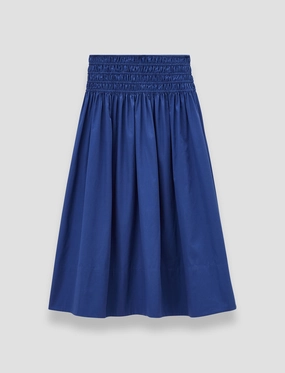 Leonie Cotton Sateen Skirt Classic Comfort