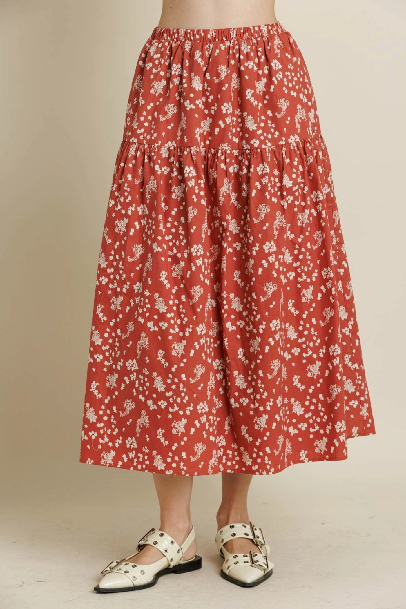 AMAYA FLORAL MAXI SKIRT Fashion Collab