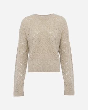 Reinforced Neckline Detail Alda Sweater
