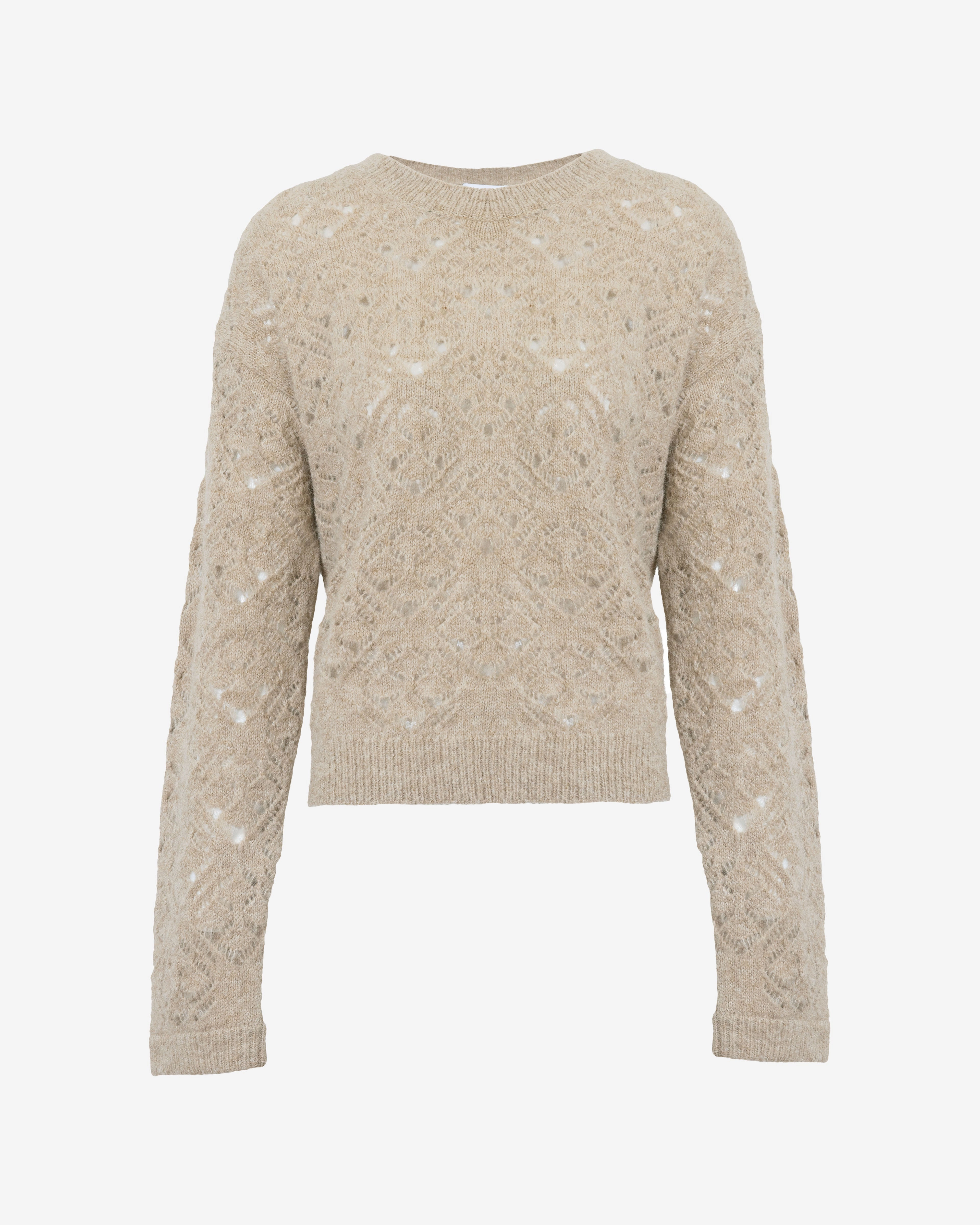 Reinforced Neckline Detail Alda Sweater