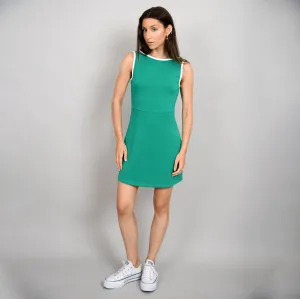 Alera Soft Knit Sleeveless Mini Dress • Green