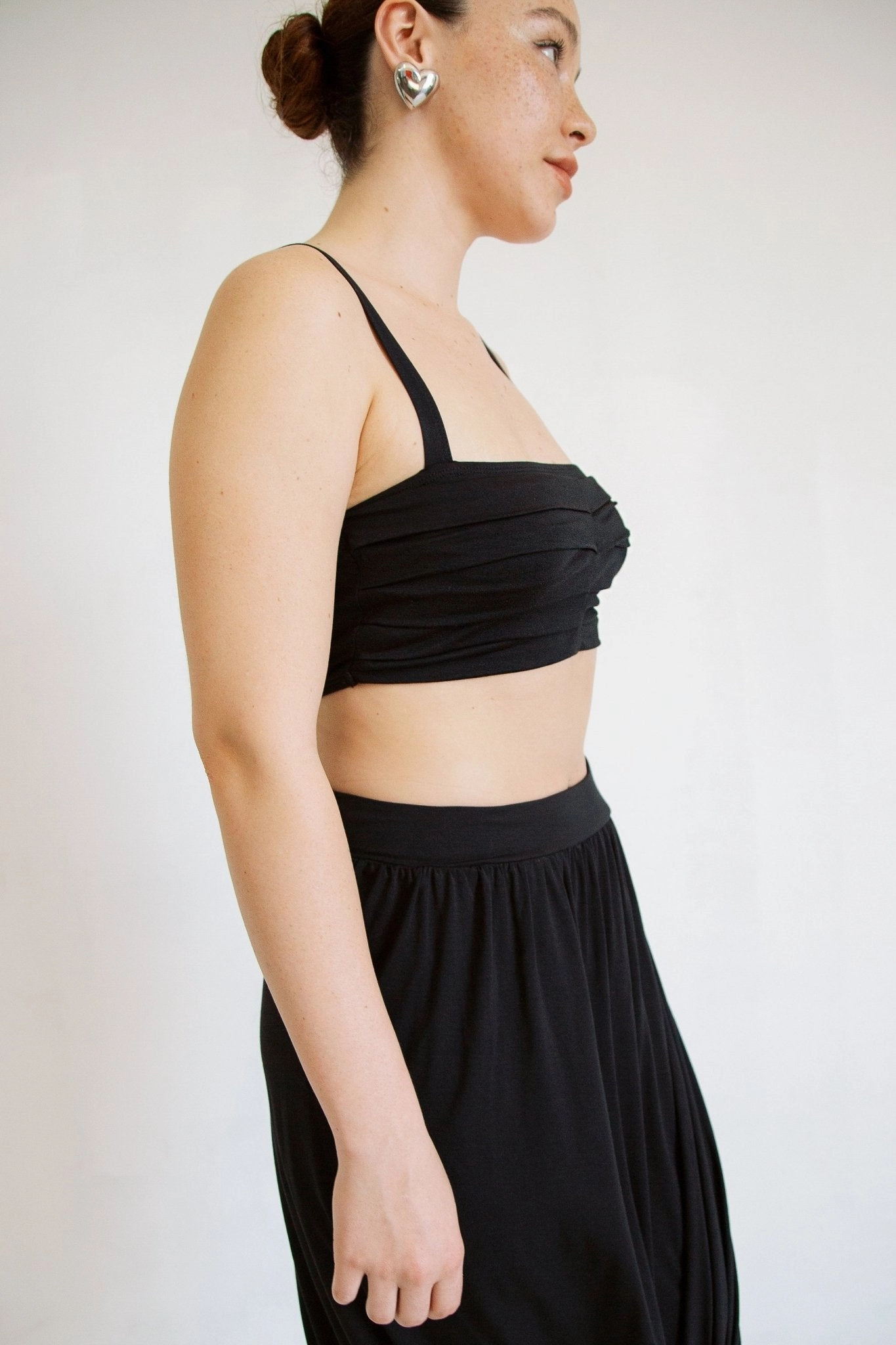 ALETTI TOP StretchFit Contrast Stitch Detail