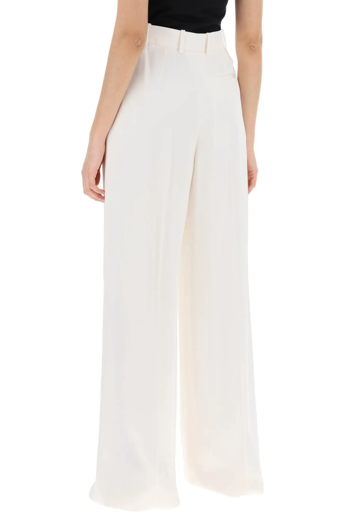 Alexander Mcqueen Double Pleated Palazzo Pants