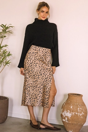ALEXIA LEOPARD MIDI SKIRT Future Fashion
