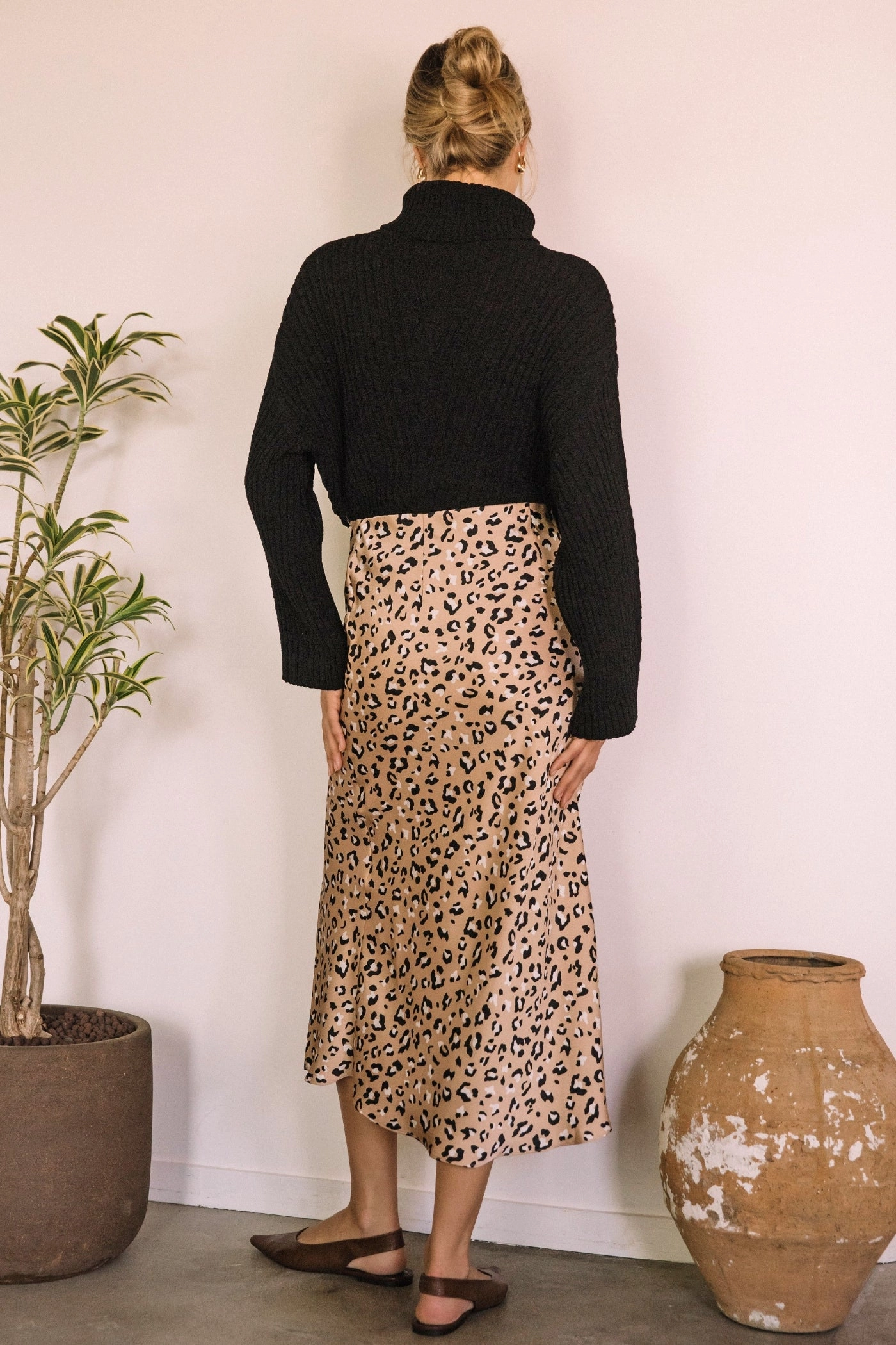 ALEXIA LEOPARD MIDI SKIRT investment piece