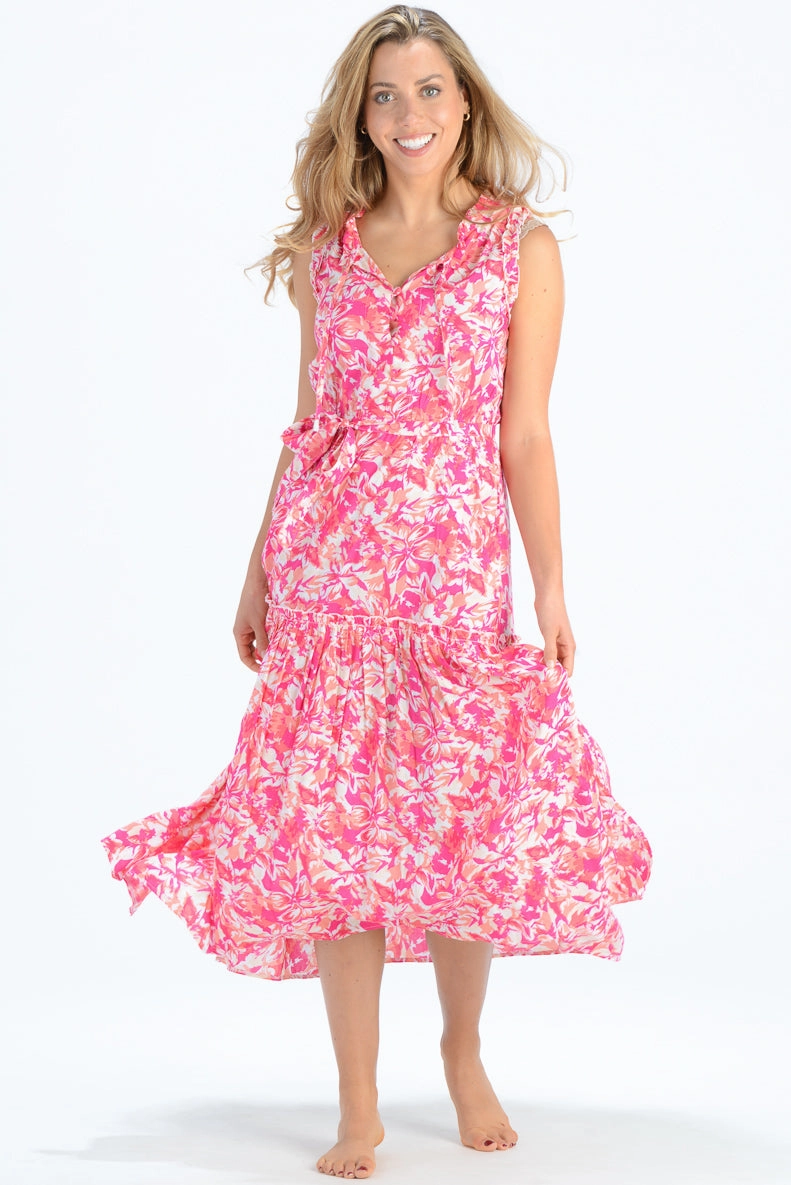 Alexis Dress / Fuchsia TemperatureRegulatingFabric