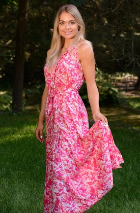 Alexis Dress / Fuchsia Trendy Comfort