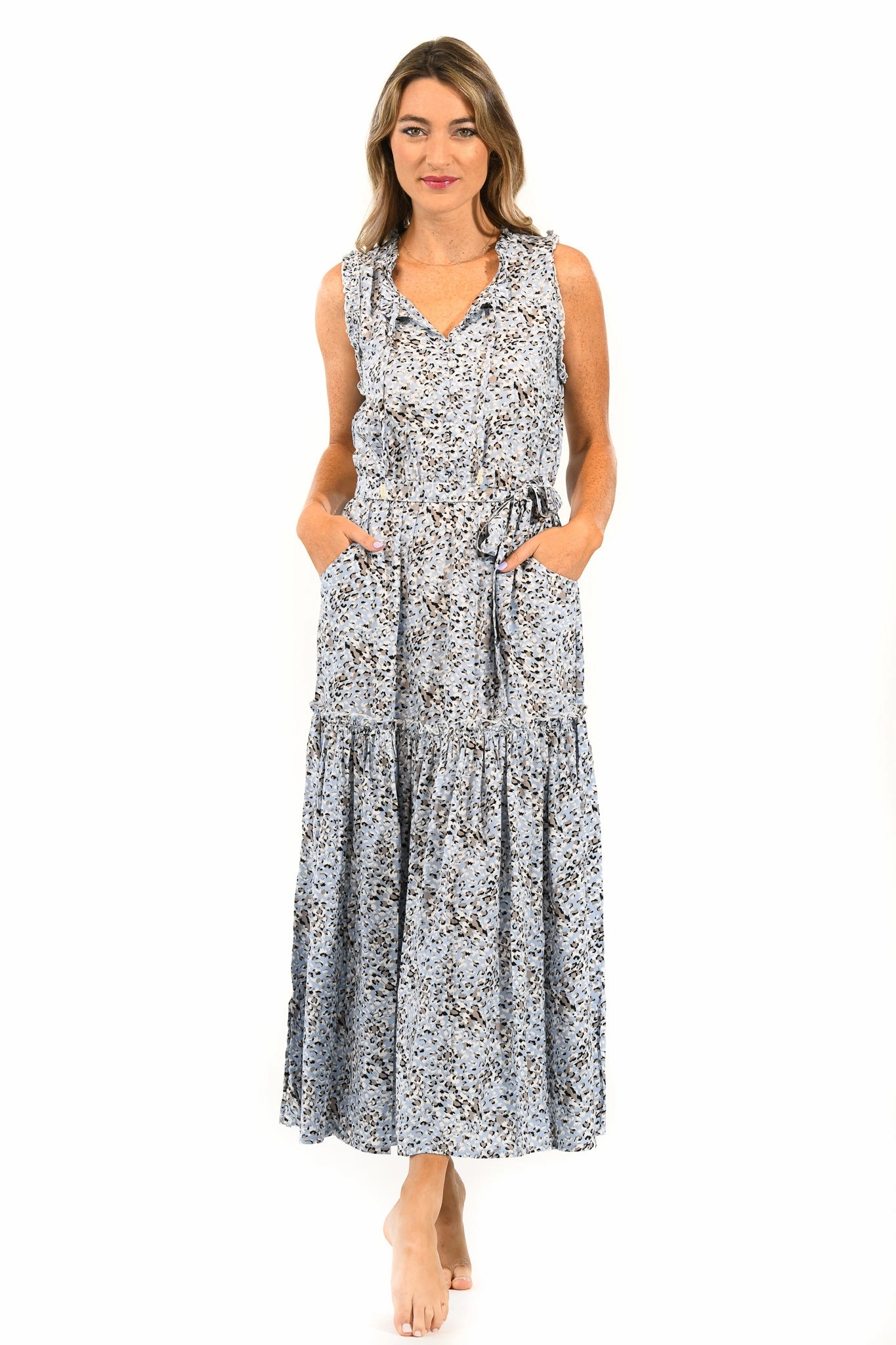 Simple Form Alexis Dress / Snow Leopard