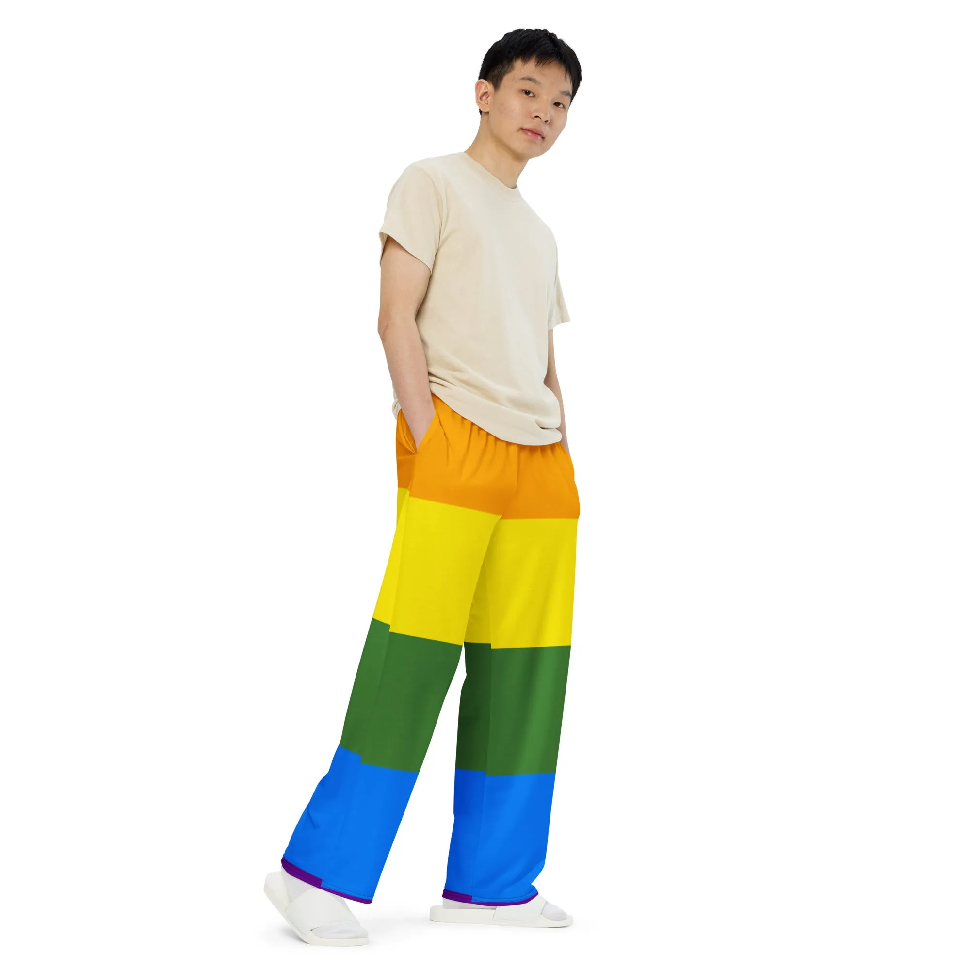 All-Over Print Unisex Wide-Leg Pants