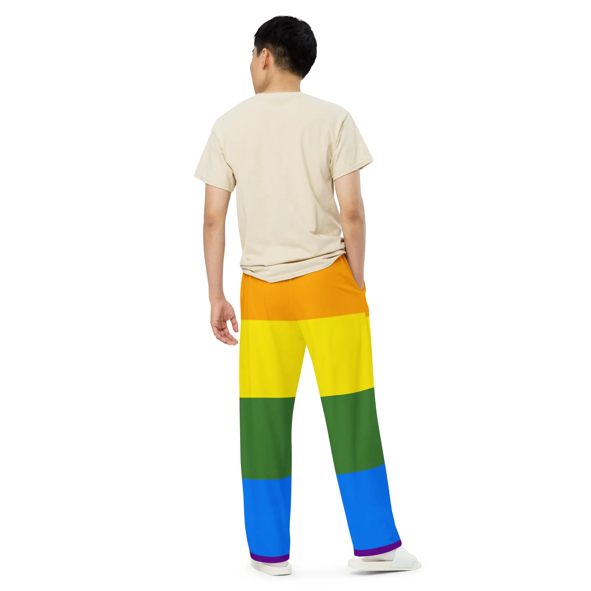 All-Over Print Unisex Wide-Leg Pants