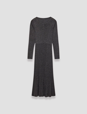 Comfortable Wear Lurex Knit Dress