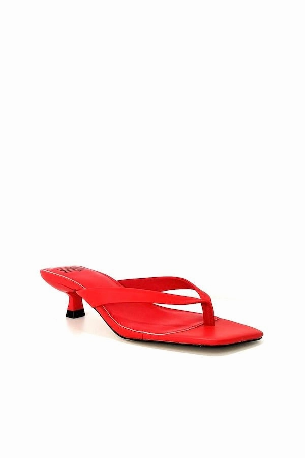 Style Upgrade Kitty Heel Red