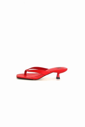 Cool Tone Kitty Heel Red
