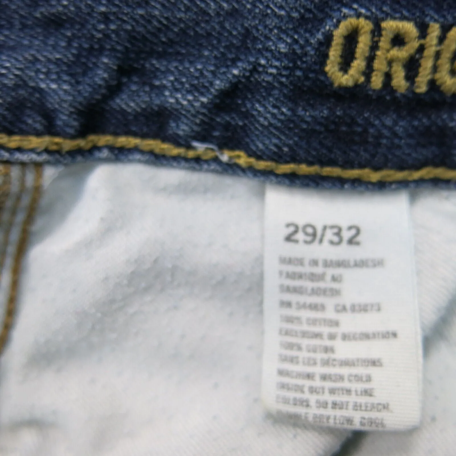 American Eagle Mens Jeans Original Straight Leg Denim Low Rise Blue Size W29XL32